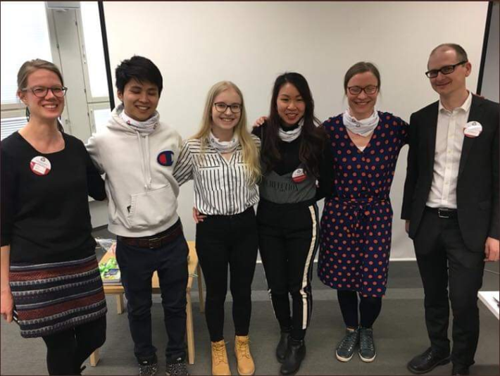 Kansalarisareenaでボランティアをしたときの写真