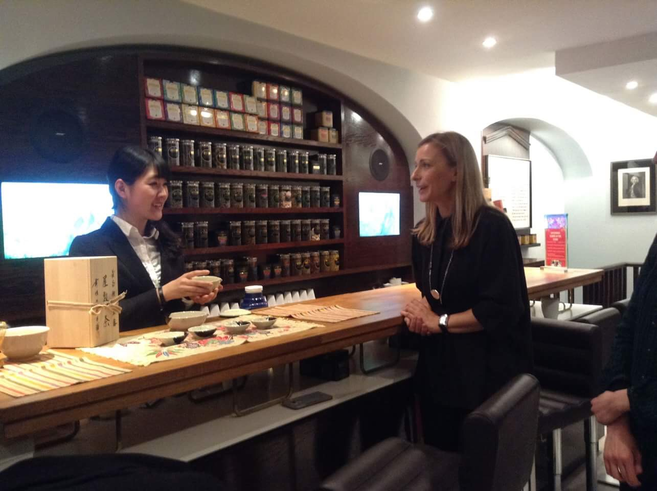 Twining ロンドン一号店にて
