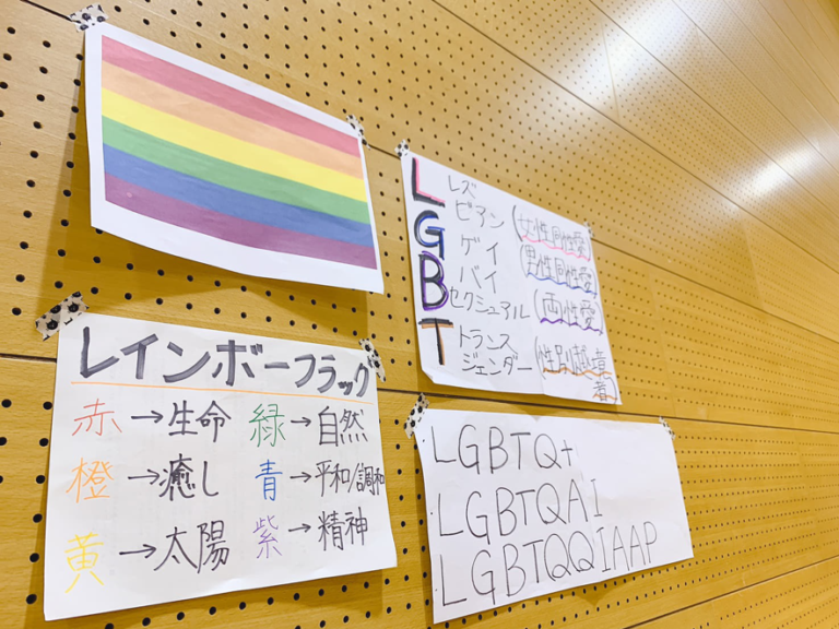 「中岸」LGBTQ &合同勉強会をしている時の写真